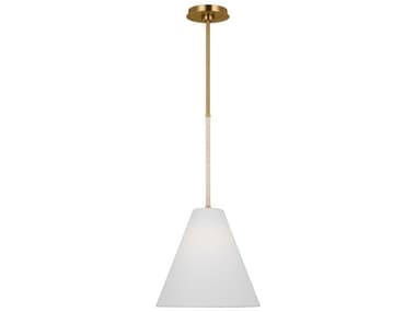 Visual Comfort Studio Remy 11" 1-Light Burnished Brass Mini Pendant VCSAEP1061BBS