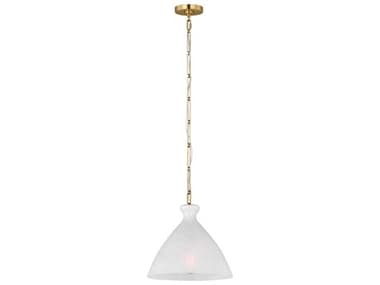 Visual Comfort Studio Athena 1-Light Burnished Brass Mini Pendant VCSAEP1081BBSWSG