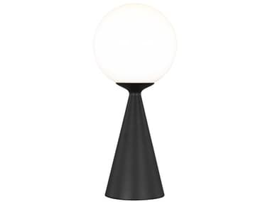 Visual Comfort Studio Galassia Midnight Black Milk White Glass Table Lamp VCSAET1021MBK1