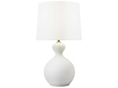 Visual Comfort Studio Antonina Marion White Linen Fabric Buffet Lamp VCSAET1061MRW1