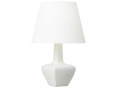 Visual Comfort Studio Diogo New White Linen Fabric Buffet Lamp VCSAET1161NWH1