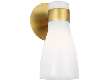 Visual Comfort Studio Moritz 11" Tall 1-Light Burnished Brass Wall Sconce VCSAEV1001BBSMG