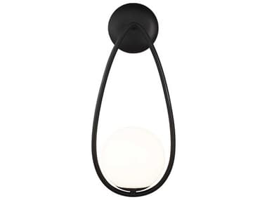 Visual Comfort Studio Galassia 18" Tall 1-Light Midnight Black Wall Sconce VCSAEW1011MBK