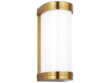 Visual Comfort Studio Ifran 12" Tall 1-Light Burnished Brass Wall Sconce VCSAW1131BBS