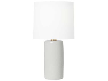 Visual Comfort Studio Shanghai White Crackle Linen Fabric Buffet Lamp VCSBT1101WHC1