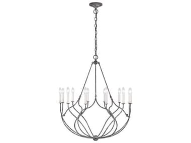 Visual Comfort Studio Richmond 31" Wide 12-Light Weathered Galvanized Gray Chandelier VCSCC11212WGV