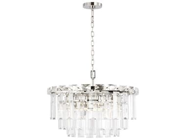 Visual Comfort Studio Arden 10-Light Polished Nickel Tiered Chandelier VCSCC12610PN