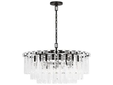 Visual Comfort Studio Arden 16-Light Aged Iron Black Tiered Chandelier VCSCC12716AI