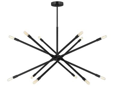 Visual Comfort Studio Eastyn 12-Light Midnight Black Sputnik Chandelier VCSCC16512MBK