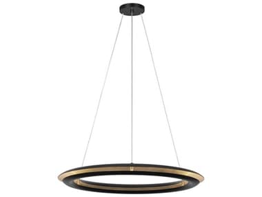Visual Comfort Studio Cielo 1-Light Midnight Black Round Pendant VCSCC1791MBK