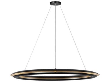 Visual Comfort Studio Cielo 1-Light Midnight Black Round Pendant VCSCC1811MBK