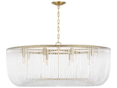 Visual Comfort Studio Pierce 10-Light Burnished Brass Pendant VCSCP14710BBS