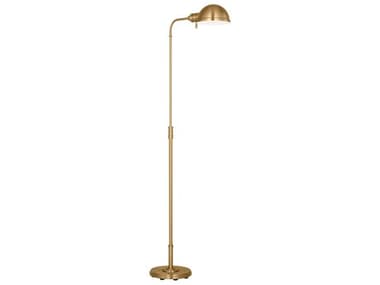 Visual Comfort Studio Belmont 64" Tall Burnished Brass Steel Floor Lamp VCSCT1251BBS1