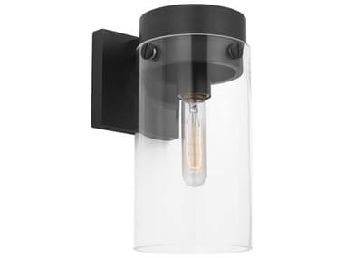 Visual Comfort Studio Garrett 1-Light Aged Iron Black Wall Sconce VCSCW1001AI