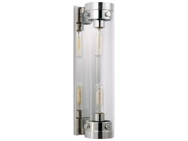 Visual Comfort Studio Garrett 18" Tall 2-Light Polished Nickel Wall Sconce VCSCW1002PN