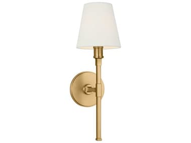 Visual Comfort Studio Perth 1-Light Burnished Brass Wall Sconce VCSCW1341BBS