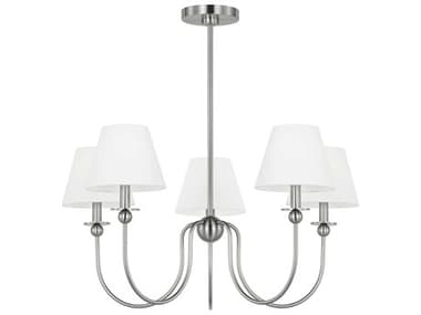 Visual Comfort Studio Elsay 5-Light Brushed Nickel Chandelier VCSDJC1255BS