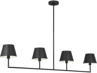Visual Comfort Studio Ender 4-Light Midnight Black Island Pendant VCSDJC1274MBK