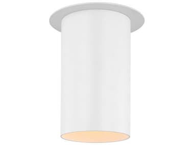 Visual Comfort Studio Archer 1-Light Matte White Cylinder Flush Mount VCSDJF1021MWT