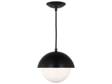 Visual Comfort Studio Hyde 1-Light Midnight Black Globe Mini Pendant VCSDJP1021MBK