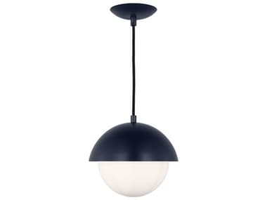 Visual Comfort Studio Hyde 1-Light Navy Blue Globe Mini Pendant VCSDJP1021NVY