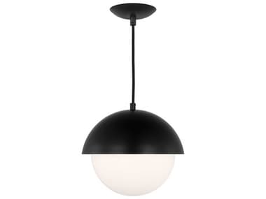 Visual Comfort Studio Hyde 1-Light Midnight Black Globe Mini Pendant VCSDJP1031MBK