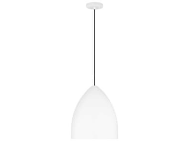 Visual Comfort Studio Huron 1-Light Matte White Pendant VCSDJP1151MWT