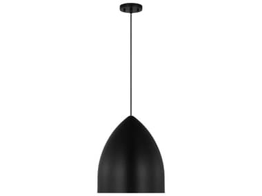 Visual Comfort Studio Huron 1-Light Midnight Black Pendant VCSDJP1161MBK