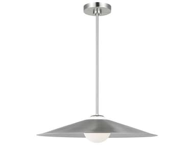 Visual Comfort Studio Astra 1-Light Brushed Nickel Pendant VCSDJP1281BS