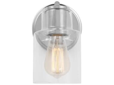 Visual Comfort Studio Sayward 7" Tall 1-Light Chrome Wall Sconce VCSDJV1001CH