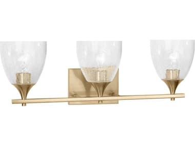 Visual Comfort Studio Toffino 3-Light Satin Brass Vanity Light VCSDJV1023SBCKG