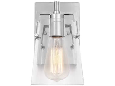 Visual Comfort Studio Crofton 9" Tall 1-Light Chrome Wall Sconce VCSDJV1031CH