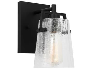 Visual Comfort Studio Crofton 1-Light Midnight Black Wall Sconce VCSDJV1031MBKCKG
