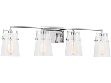 Visual Comfort Studio Crofton 4-Light Chrome Vanity Light VCSDJV1034CHCKG