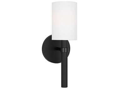 Visual Comfort Studio Manor 1-Light Midnight Black Wall Sconce VCSDJW1061MBK