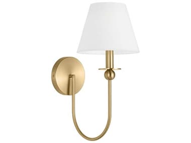 Visual Comfort Studio Elsay 1-Light Satin Brass Wall Sconce VCSDJW1111SB
