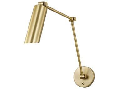 Visual Comfort Studio Frasar 1-Light Satin Brass Swing Wall Sconce VCSDJW1131SB