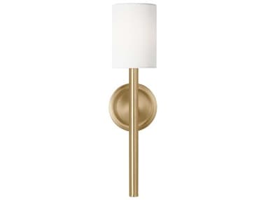 Visual Comfort Studio Egmont 1-Light Satin Brass Wall Sconce VCSDJW1161SB