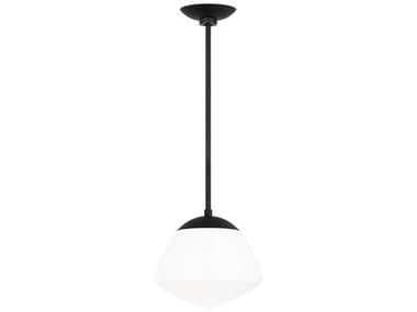 Visual Comfort Studio Milne 15" 1-Light Midnight Black Pendant VCSEP1351MBK