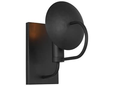 Visual Comfort Studio Whare 1-Light Aged Iron Black Wall Sconce VCSEW1151AI