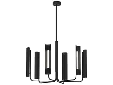 Visual Comfort Studio Carson 1-Light Midnight Black Linear Chandelier VCSKC1076MBK