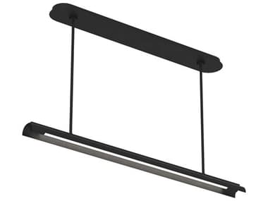 Visual Comfort Studio Carson 48" 1-Light Midnight Black Linear Island Pendant VCSKC1091MBK