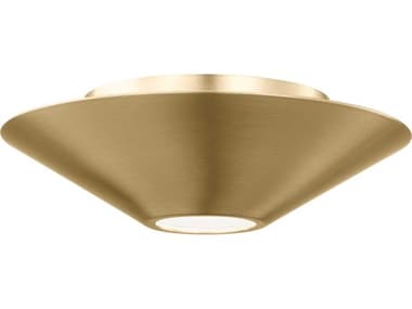 Visual Comfort Studio Echo 1-Light Burnished Brass Flush Mount VCSKF1121BBS