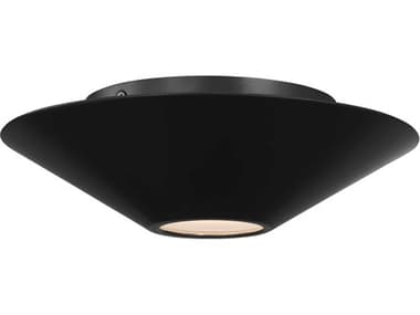 Visual Comfort Studio Echo 1-Light Midnight Black Flush Mount VCSKF1121MBK