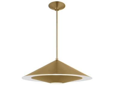 Visual Comfort Studio Echo 1-Light Burnished Brass Pendant VCSKP1171BBS