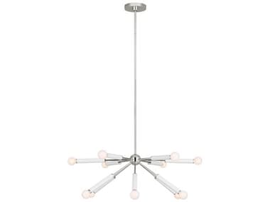 Visual Comfort Studio Monroe 32" Wide 12-Light Polished Nickel Sputnik Chandelier VCSKSC10612PNGW