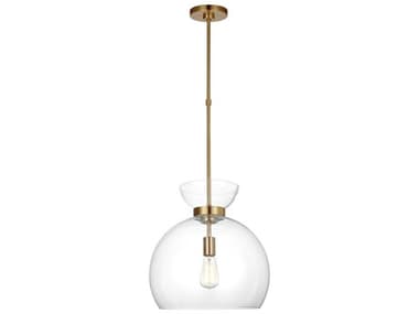 Visual Comfort Studio Londyn 1-Light Burnished Brass Pendant VCSKSP1021BBSCG