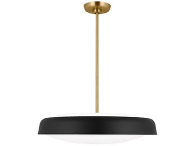 Visual Comfort Studio Draper 3-Light Midnight Black Bowl Pendant VCSKSP1133MBK