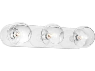 Visual Comfort Studio Monroe 21" Wide 3-Light Polished Nickel Vanity Light VCSKSV1023PNGW