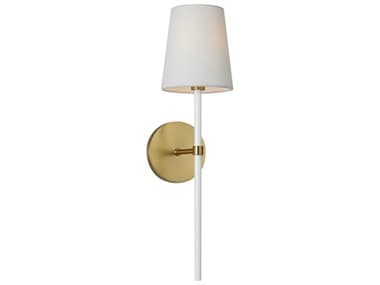 Visual Comfort Studio Monroe 1-Light Burnished Brass Wall Sconce VCSKSW1091BBSGW